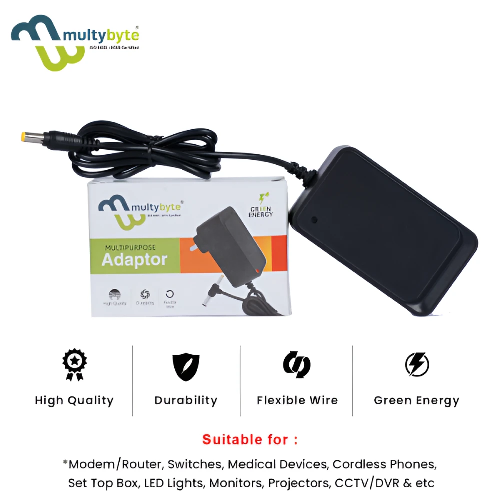 Multybyte Power Adapter 9v/1a view 2